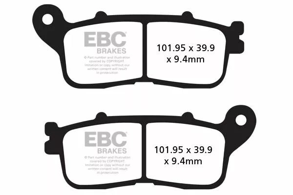 EBC спирачна накладка Sintered HH FA636HH