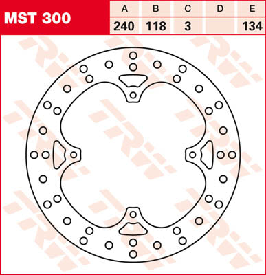 Trw ротор TRW MST300 MST300
