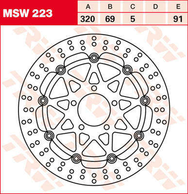 Trw ротор TRW MSW223 MSW223