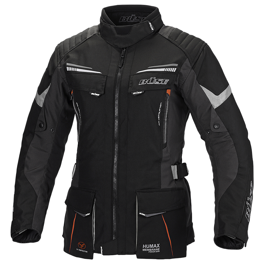 Büse Dam Textile Mc яке Lago Pro Black