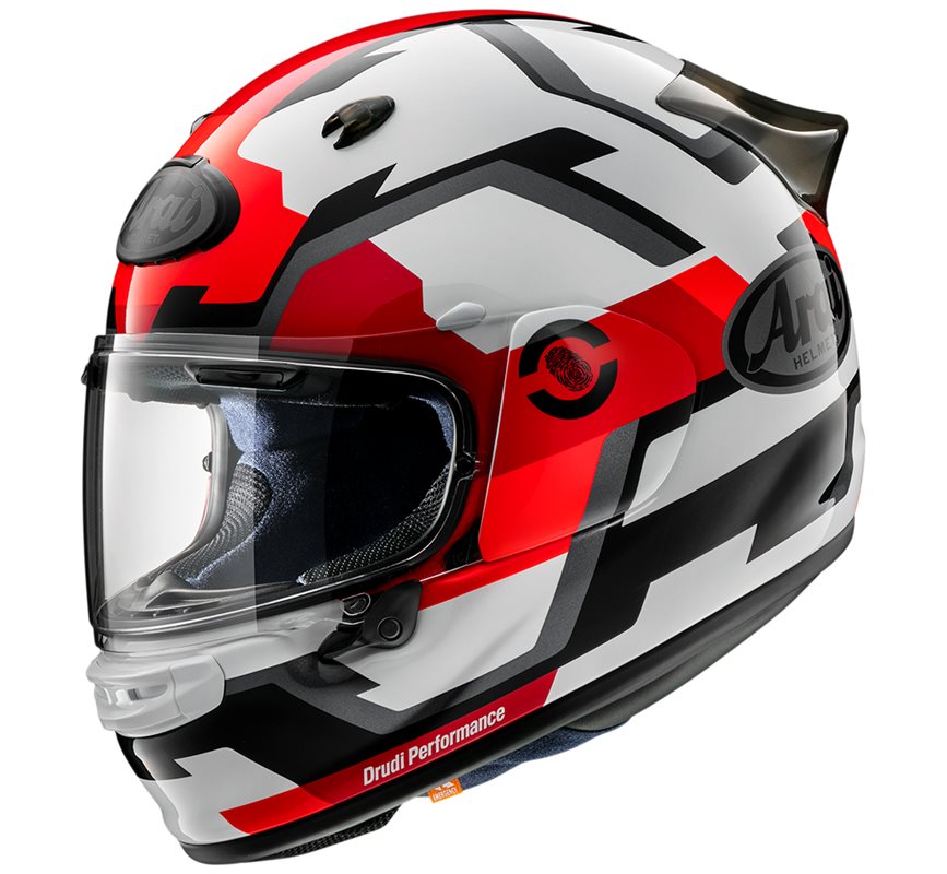 Arai integral mc шлем quantic face red