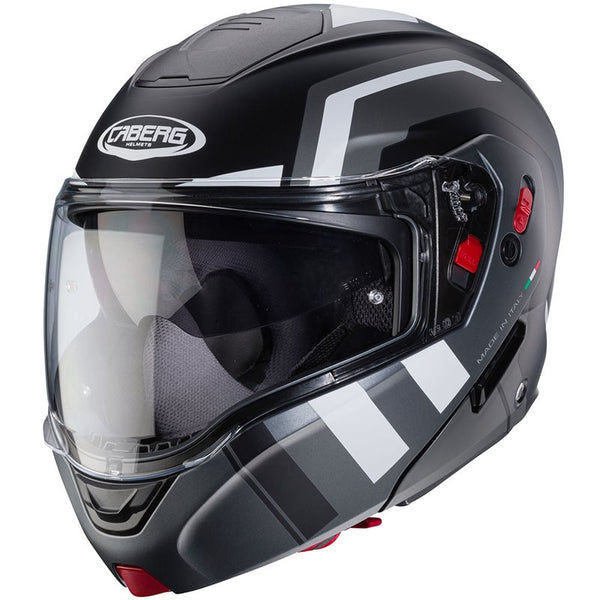 Helmet Caberg Horus X Road Matt Black/Matt Gray/White