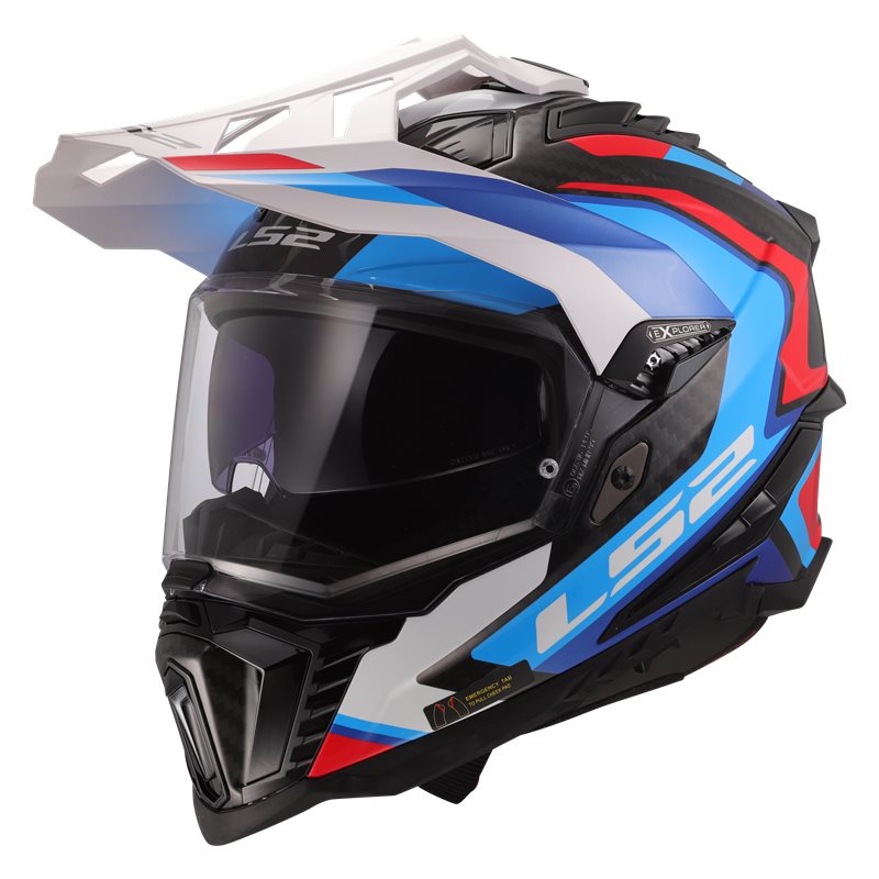 LS2 Adventure MC шлем Explorer Carbon Frontier Blue