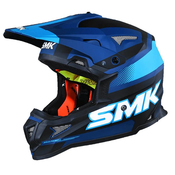 Шлем smk allterra xthrottle синьо