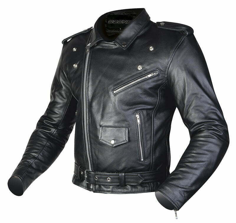 Ozone mc-leather jacket ramones black