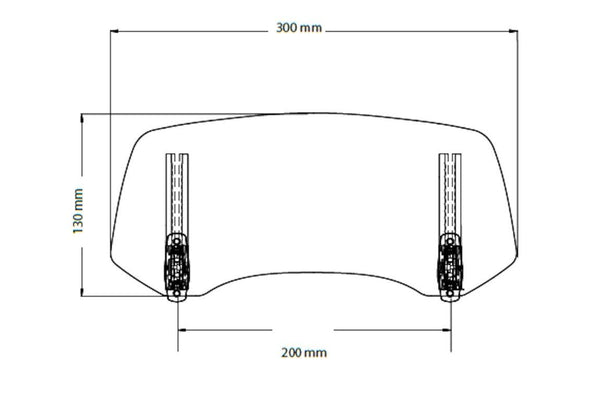 Multi Adjustable Visor 2.0 Fixed With Screws C/CLE