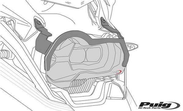 Headlight Protector BMW R1300GS 23- C/CLEAR