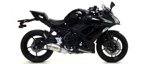 Kawasaki Z 650 17 Homol.Aluminium Race Tech Silencer с капачка на въглеродния край за колекционери на стрели