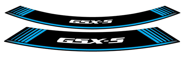 Kit 8 RIM Strips GSXS C/BLUE