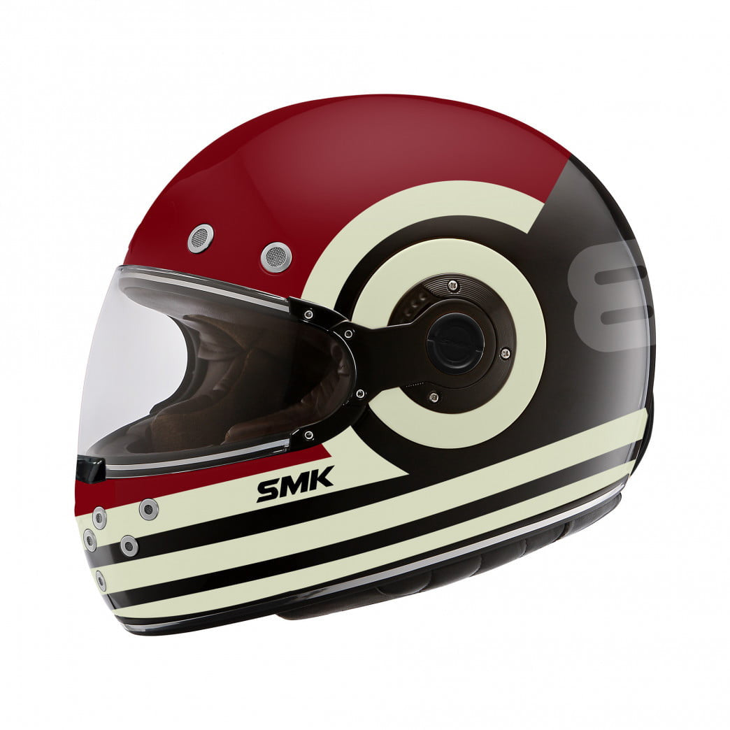 SMK Integral MC Helmet Retro Ranko Beggie /Red