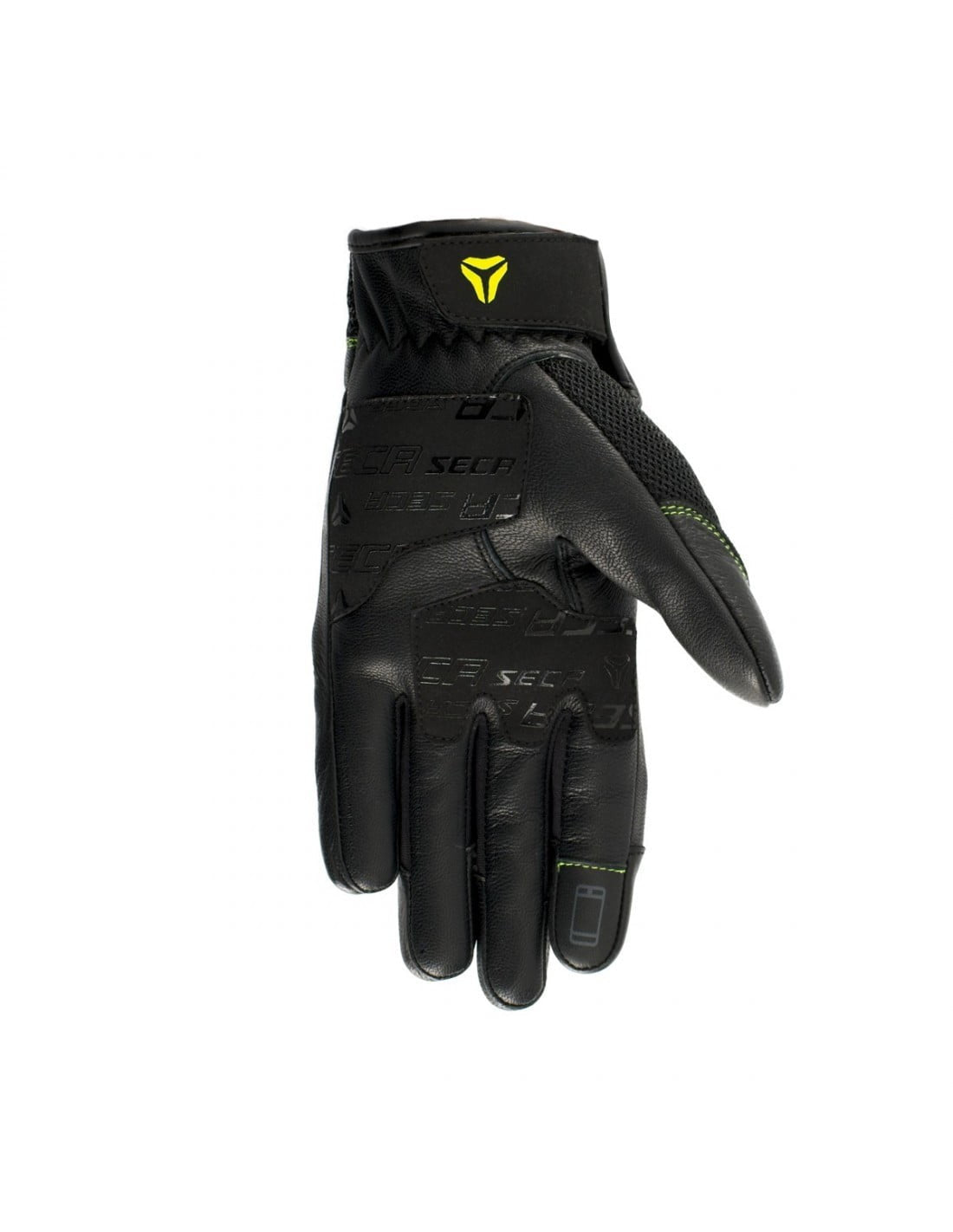 Seca MC Gloves Axis Mesh Black /Flu