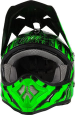 Oneal Cross MC Helmet 3-Series Mercury Black /Green