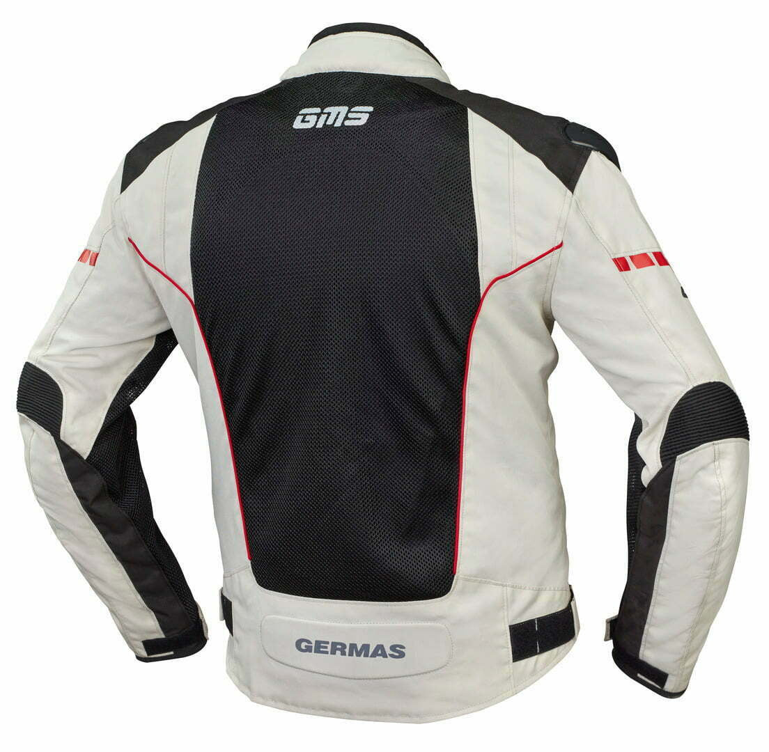 GMS Textile MC jacket Samu Mesh Gray /Black /Red