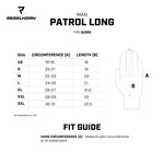 Rebelhorn Mc Gloves Patrol Long Black