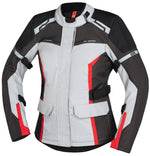 ixs лейди текстил mc-jacket evans-st 2.0 сиво /червено