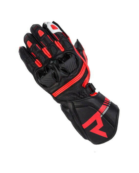 Rebelhorn Women Mc-Gloves St Long Black /Red