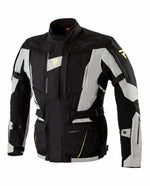 Rebelhorn Textile Motorcycle Jacket Hardy II Gray /Black /Fluorescent Yellow 