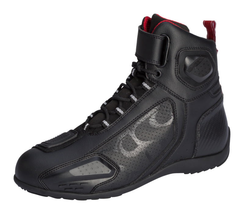 IXS UNISEX MC-SHOES RS-400 КРАТКИ ЧЕРНИ