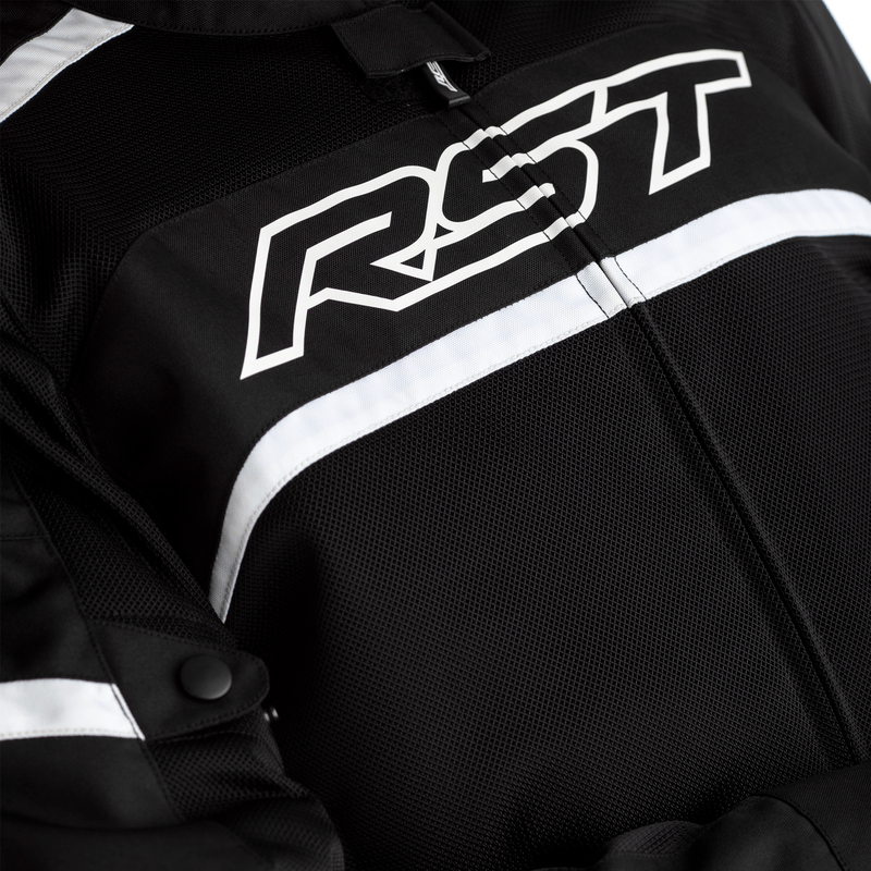 Rst Textile MC-Jacket Pilot Black /White