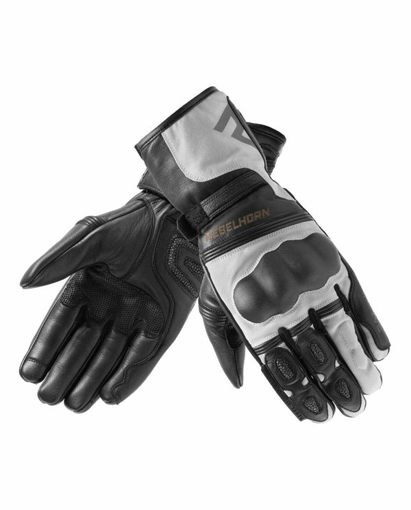 Rebelhorn Women Mc Gloves Patrol Long Black /Grey